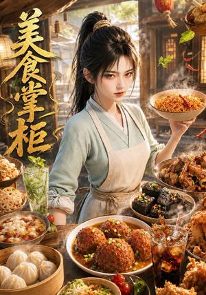 《美食掌柜(118集)(夸克网盘)》短剧封面