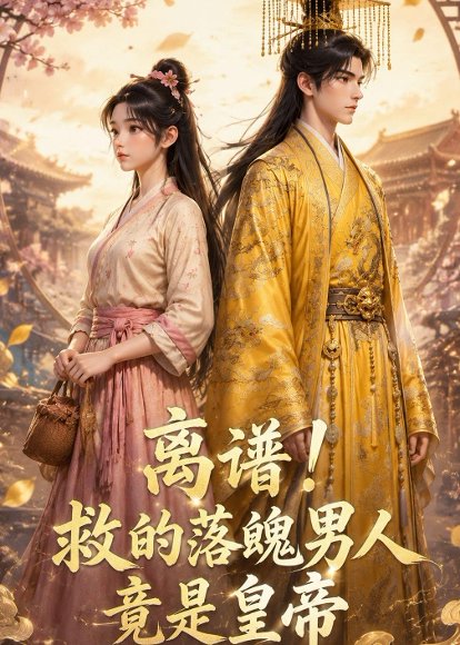 《离谱!救的落魄男人竟是皇帝(21集)(百度网盘)》短剧封面