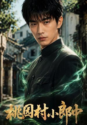 《桃园村小郎中（51集）AI短剧（夸克网盘）》短剧封面