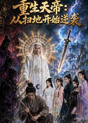 《重生天帝:从扫地开始逆袭(59集)AI短剧(夸克网盘)》短剧封面