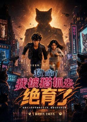 《救命！我被猫抓去绝育了（47集）动漫（夸克网盘）》短剧封面