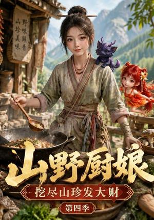 《山野厨娘，挖尽山珍发大财第四季（80集）（夸克网盘）》短剧封面