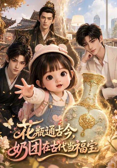 《花瓶通古今：奶团在古代当福宝（87集）（百度网盘）》短剧封面