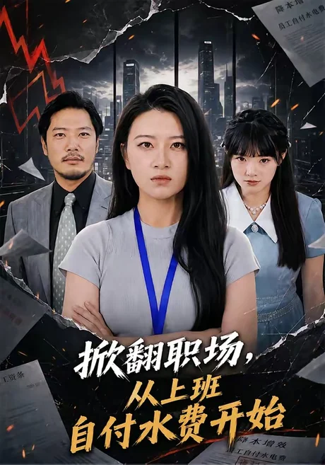 《掀翻职场，从上班自付水费开始（54集）方文超＆程娜（夸克网盘）》短剧封面