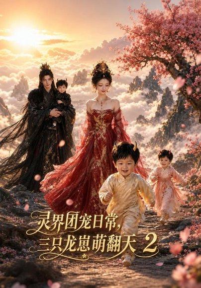 《灵界团宠日常，三只龙崽萌翻天2（85集）（百度网盘）》短剧封面