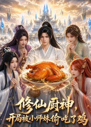 《修仙厨神，开局被小师妹偷吃了鸡（81集）（夸克网盘）》短剧封面