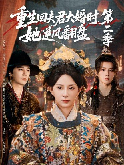 《重生回夫君大婚时，她逆风翻盘第二季（68集）杨晨璐＆杨承翰＆陈云廷》短剧封面