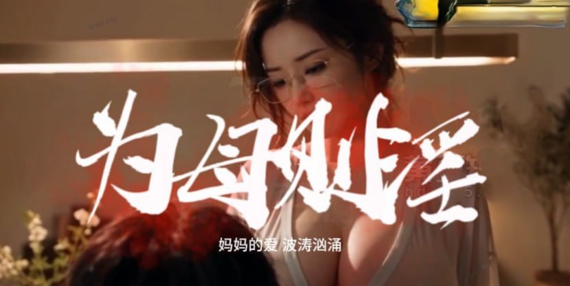 AI擦边短剧:为母则淫 《AI擦边短剧:为母则淫》短剧封面
