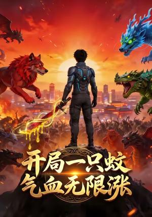 《开局一只蚊，气血无限涨（76集）（夸克网盘）》短剧封面