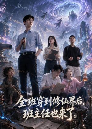 《全班穿到修仙界后，班主任也来了（40集）（夸克网盘）》短剧封面