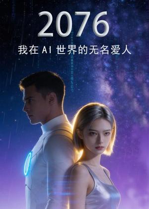 《2076我在AI世界的无名爱人（62集）AI短剧（夸克网盘）》短剧封面