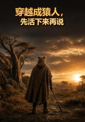 《穿越成猿人,先活下来再说(30集)(夸克网盘)》短剧封面