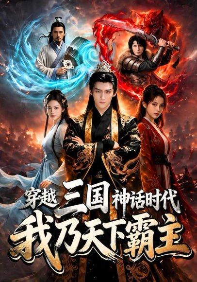 《穿越三国神话时代，我乃天下霸主（40集）Ai短剧（百度网盘）》短剧封面