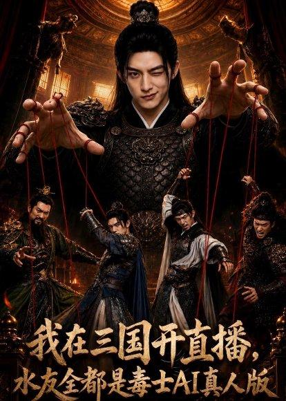 《我在三国开直播,水友全都是毒士AI真人版(72集)(百度网盘)》短剧封面