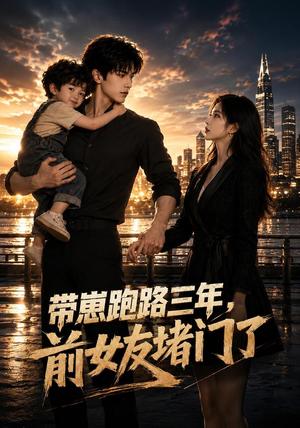 《带崽跑路三年,前女友堵门了(50集)(夸克网盘)》短剧封面