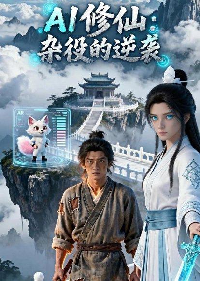 《AI修仙:杂役的逆袭(24集)Ai短剧(百度网盘)》短剧封面
