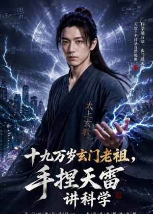 《十九万岁玄门老祖,手捏天雷讲科学(70集)AI短剧(夸克网盘)》短剧封面