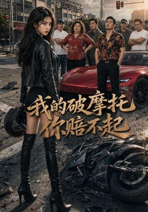 《我的破摩托你赔不起(43集)AI短剧(夸克网盘)》短剧封面