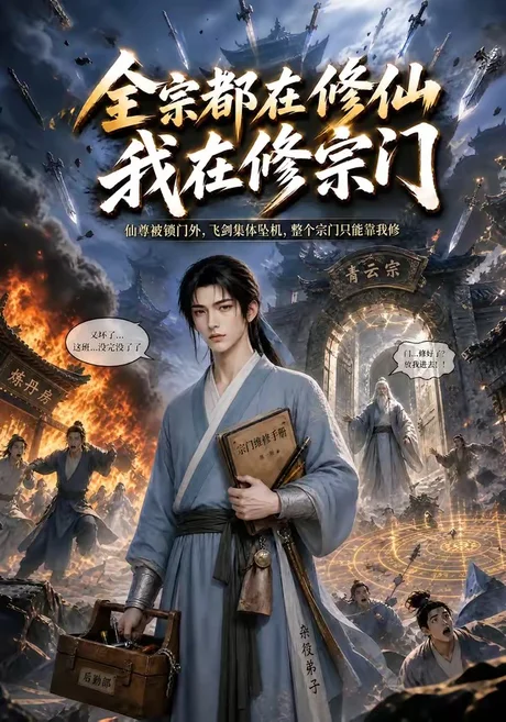 《全宗都在修仙我在修宗门(50集)(夸克网盘)》短剧封面