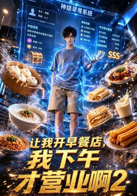 《让我开早餐店，我下午才营业啊2（20集）（夸克网盘）》短剧封面