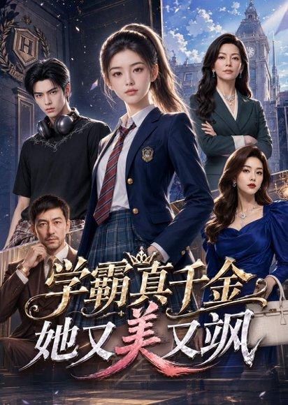 《学霸真千金她又美又飒（68集）（百度网盘）》短剧封面