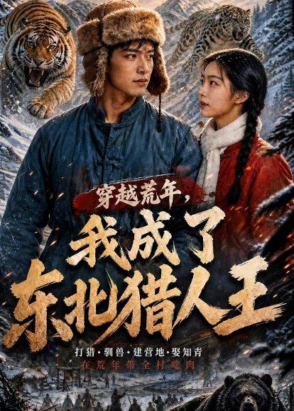 《穿越荒年,我成了东北猎人王(76集)(百度网盘)》短剧封面