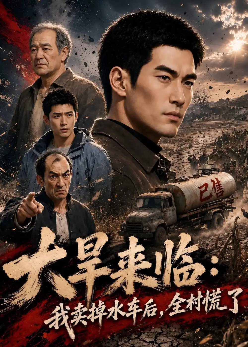 大旱来临:我卖掉水车后,全村慌了 《大旱来临:我卖掉水车后,全村慌了》短剧封面
