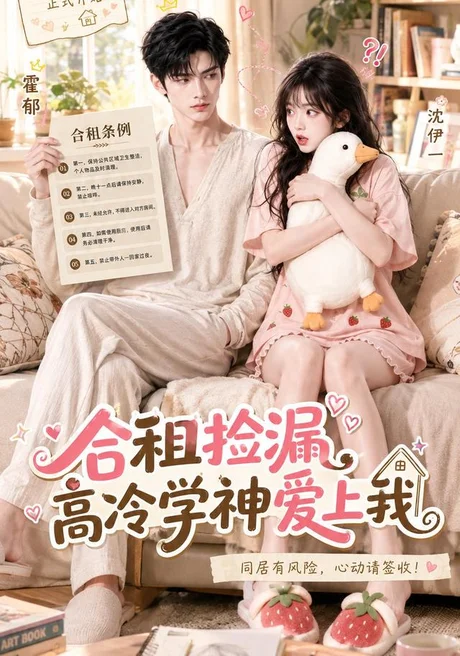 《合租捡漏,高冷学神爱上我(36集)(夸克网盘)》短剧封面