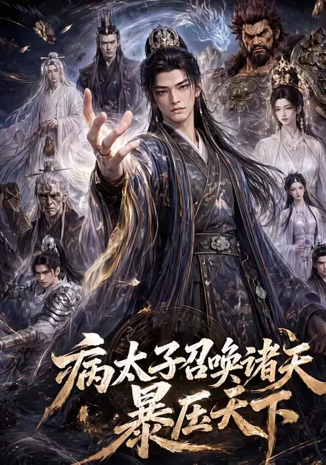 《病太子召唤诸天，暴压天下（70集）（夸克网盘）》短剧封面