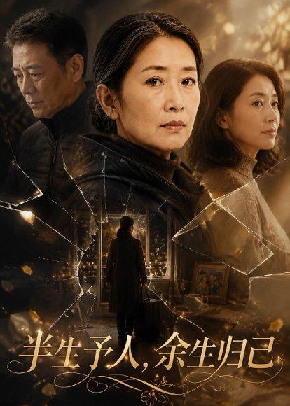 《半生予人,余生归己(70集)AI短剧(百度网盘)》短剧封面