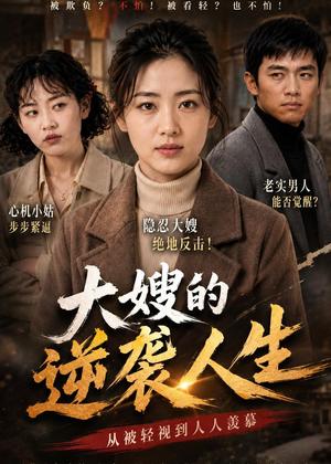 《大嫂的逆袭人生（50集）AI短剧（夸克网盘）》短剧封面