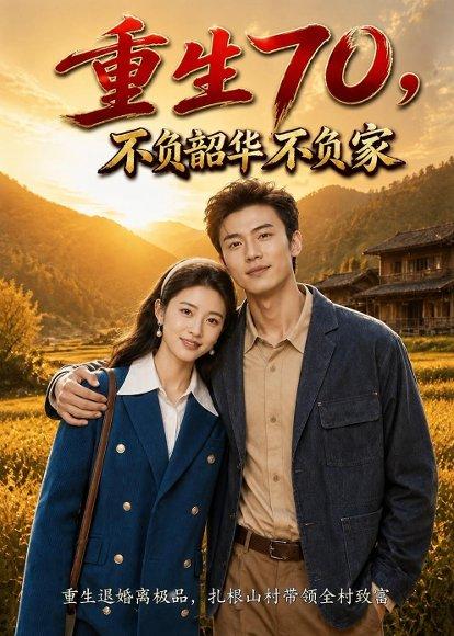 《重生70,不负韶华不负家(80集)AI短剧(百度网盘)》短剧封面