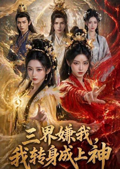 《三界嫌我,我转身成上神(65集)Ai短剧(百度网盘)》短剧封面