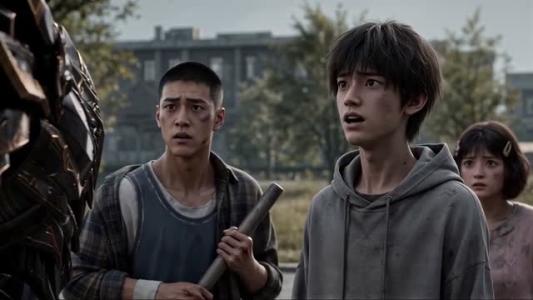 《尸潮围城，少年进化崛起（80集）（夸克网盘）》短剧封面