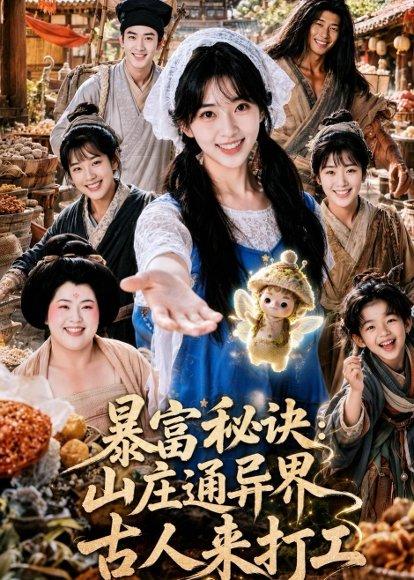 《暴富秘诀:山庄通异界古人来打工(101集)(百度网盘)》短剧封面