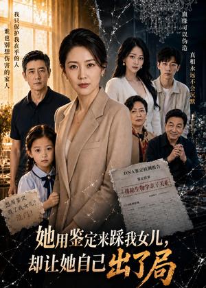 《她用鉴定来踩我女儿，却让她自己出了局（33集）AI短剧（夸克网盘）》短剧封面