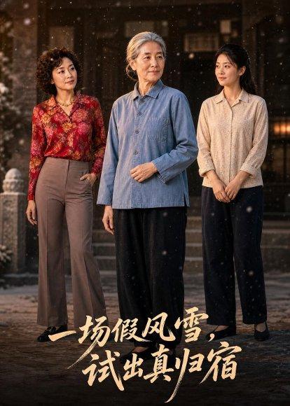 《一场假风雪,试出真归宿(61集)AI短剧(百度网盘)》短剧封面