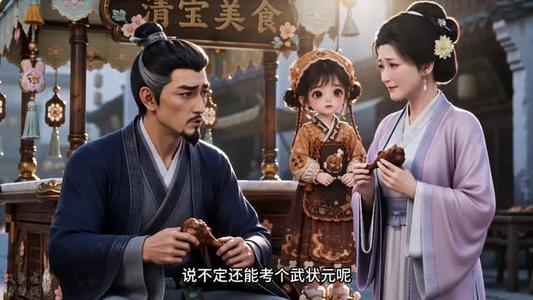 《美食掌柜之清宝来啦(132集)(夸克网盘)》短剧封面