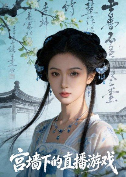 《宫墙下的直播游戏（45集）Ai短剧（百度网盘）》短剧封面