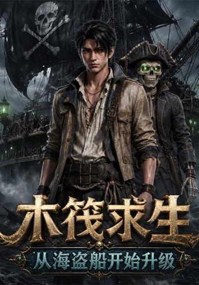 《木筏求生：从海盗船开始升级（78集）（百度网盘）》短剧封面