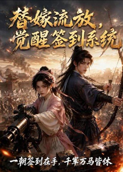 《替嫁流放，觉醒签到系统（123集）（百度网盘）》短剧封面
