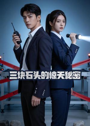 《三块石头的惊天秘密（40集）AI短剧（夸克网盘）》短剧封面