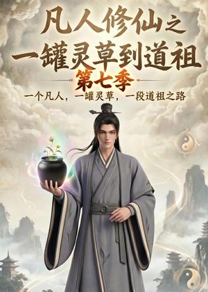 《凡人修仙之一罐灵草到道祖第七季(62集)(夸克网盘)》短剧封面