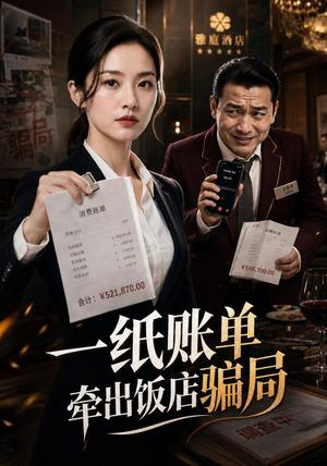 《一纸账单,牵出饭店骗局(31集)AI短剧(夸克网盘)》短剧封面