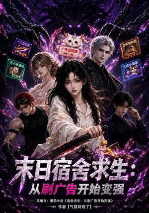 《末日宿舍求生:从刷广告开始变强(78集)(夸克网盘)》短剧封面