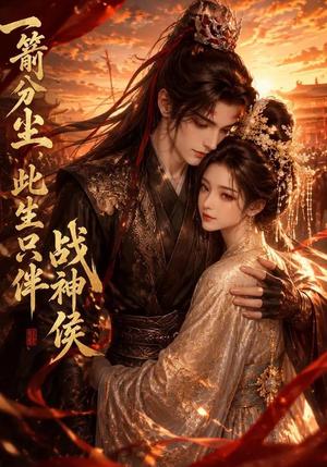 《一箭分尘,此生只伴战神侯(44集)AI短剧(夸克网盘)》短剧封面