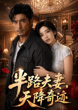 《半路夫妻,天降奇迹(50集)AI短剧(夸克网盘)》短剧封面