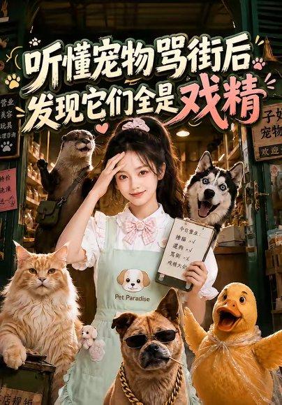 《听懂宠物骂街后发现它们全是戏精（74集）（百度网盘）》短剧封面