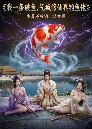 《我一条破鱼,气疯修仙界钓鱼佬(45集)AI短剧(夸克网盘)》短剧封面