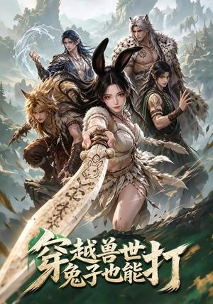 《穿越兽世,兔子也能打(40集)(夸克网盘)》短剧封面